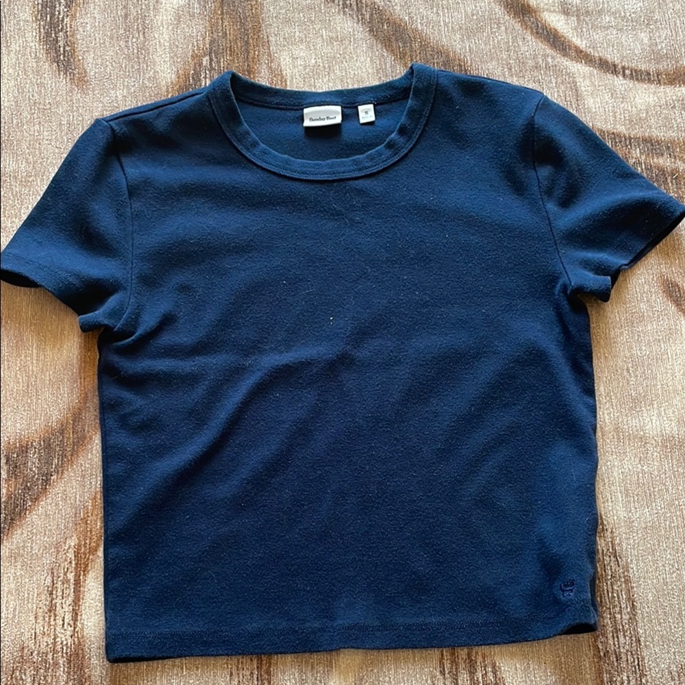 Sunday Best Navy Blue T-Shirt from Aritzia